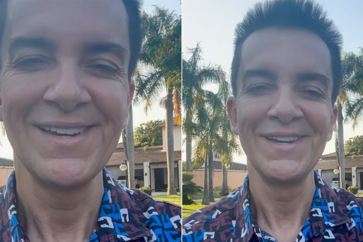 Regis Danese surge em vídeo ao ar livre e diz: ‘Faz milagres’  Assista;