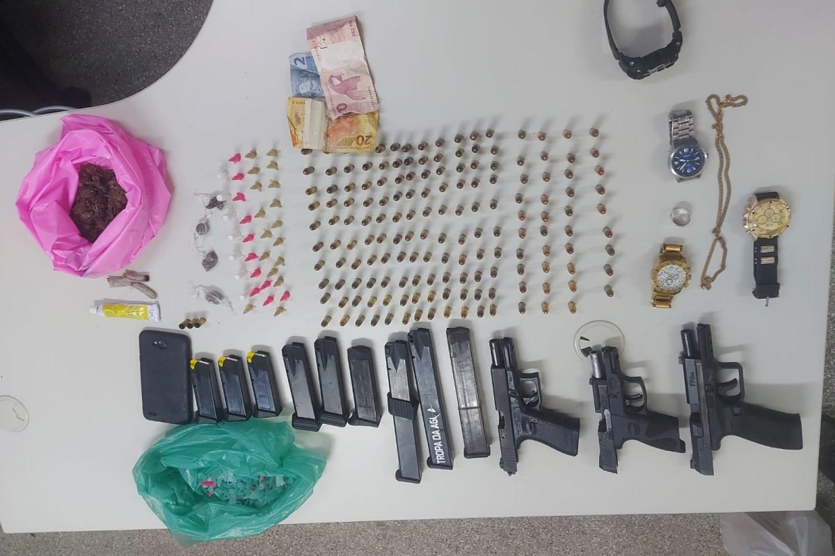 Quatro dos seis homens presos por sequestro em Dom Avelar tinham passagem na polícia 