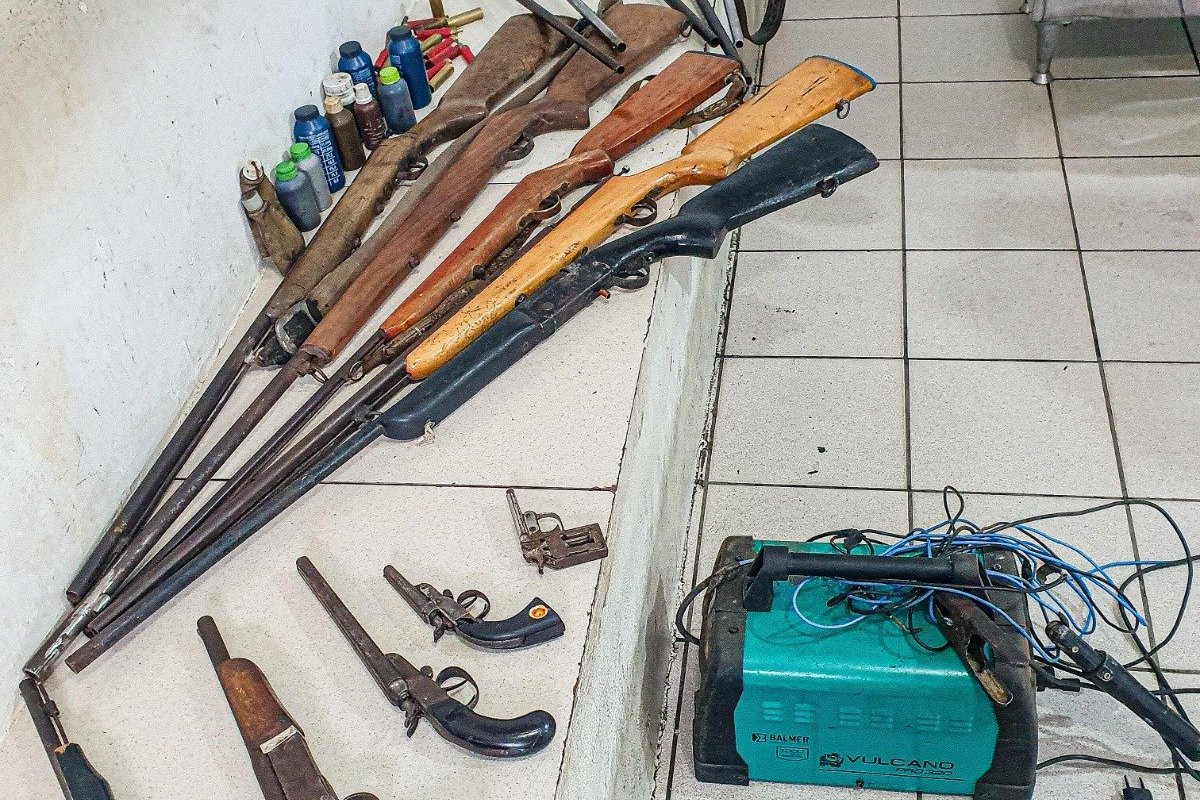 Operação Paz apreende 16 armas de fogo em cidade no sudoeste da Bahia 