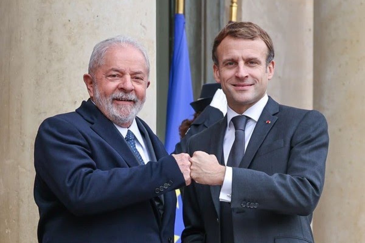 Presidente Lula conversa com Macron sobre guerra no Oriente Médio
