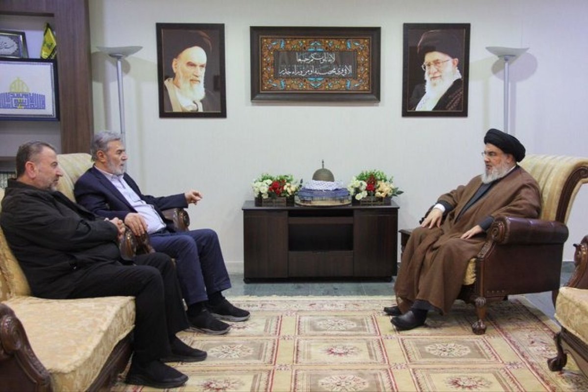 Chefe do Hezbollah encontra membros do Hamas e Jihad Islâmica