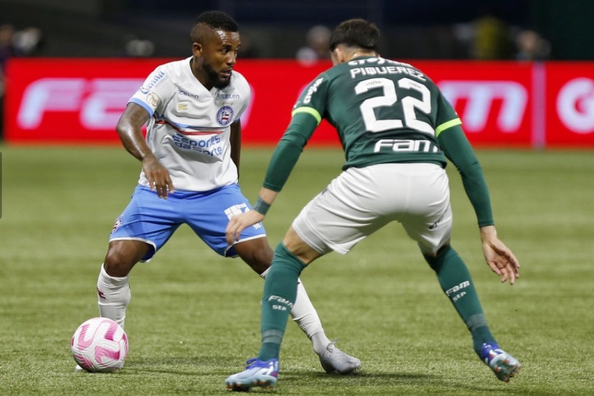 Bahia perde para o Palmeiras e segue perto da zona de rebaixamento 