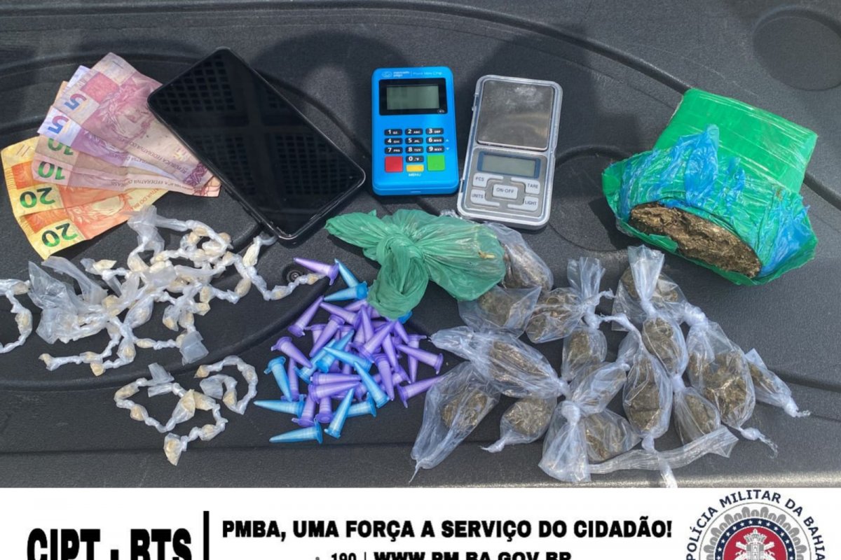 Suspeita de tráfico é presa no bairro do Uruguai, em Salvador 