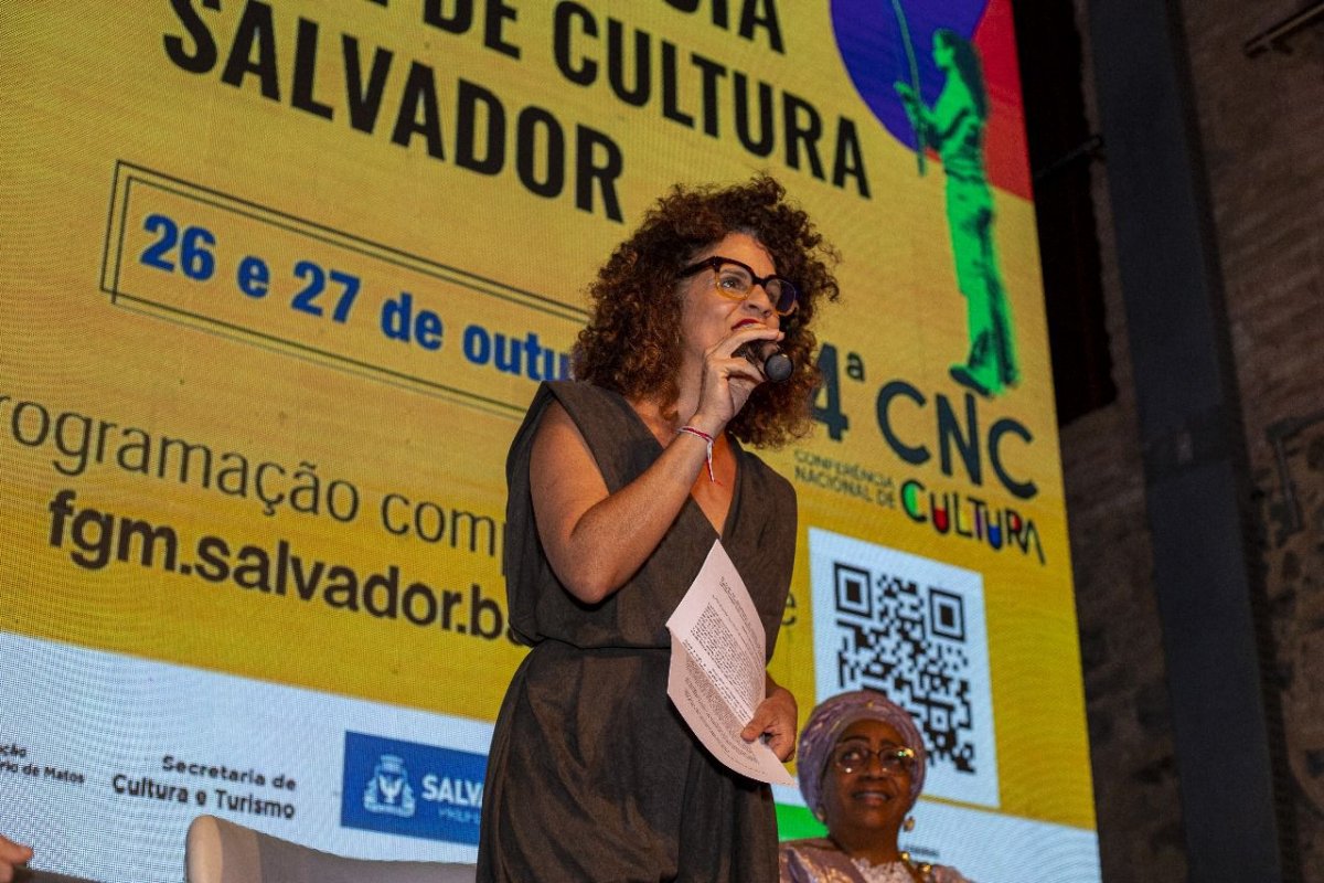 Conferência Municipal de Cultura de Salvador: Maria Marighella afirma a importância da participação social na criação das políticas públicas