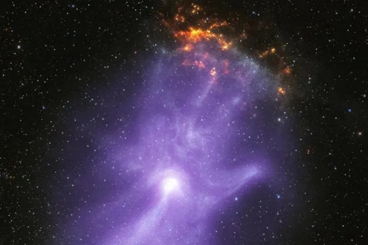 Foto feita por telescópios da Nasa revela "mão de Deus" cósmica 