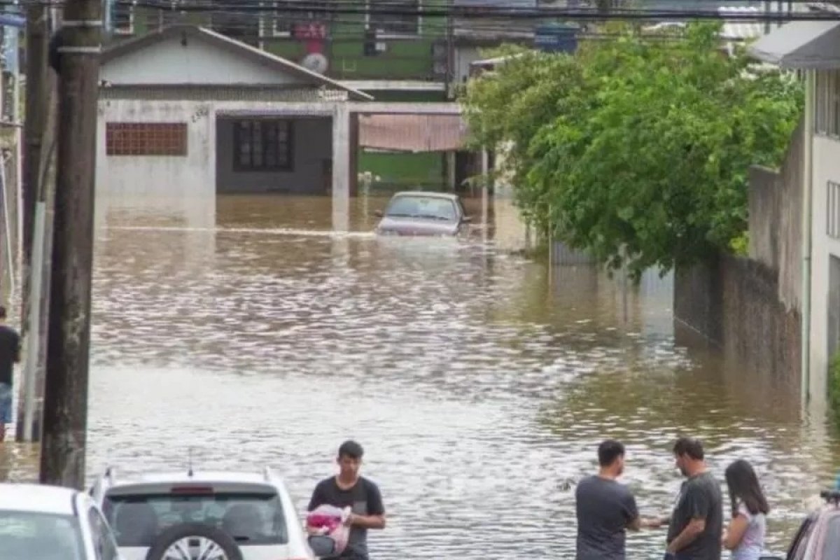 Governo de Santa Catarina decreta calamidade pública em quatro municípios