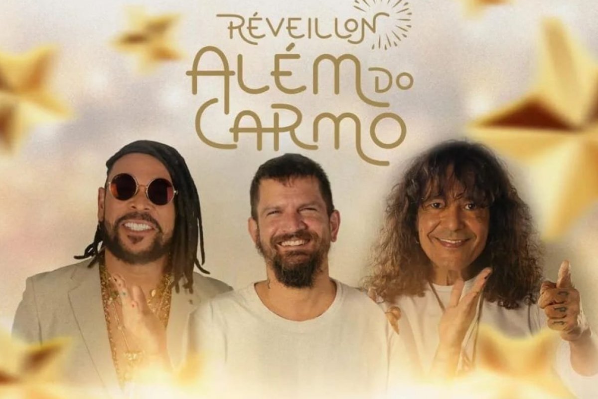 Réveillon Além do Carmo anuncia terceira edição com shows de Saulo, Luiz Caldas e Jau! 