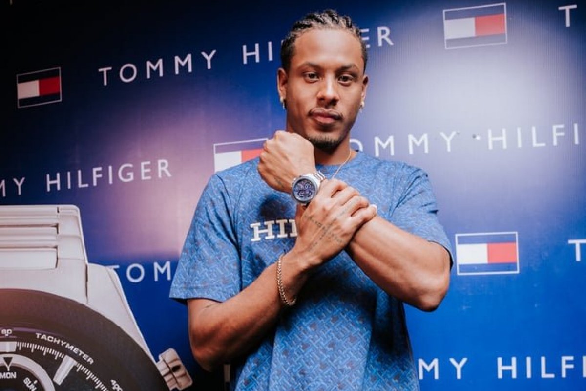 Velocista brasileiro Paulo André, o P.A foi o embaixador no Brasil do lançamento da Tommy Hilfiger Watches!
