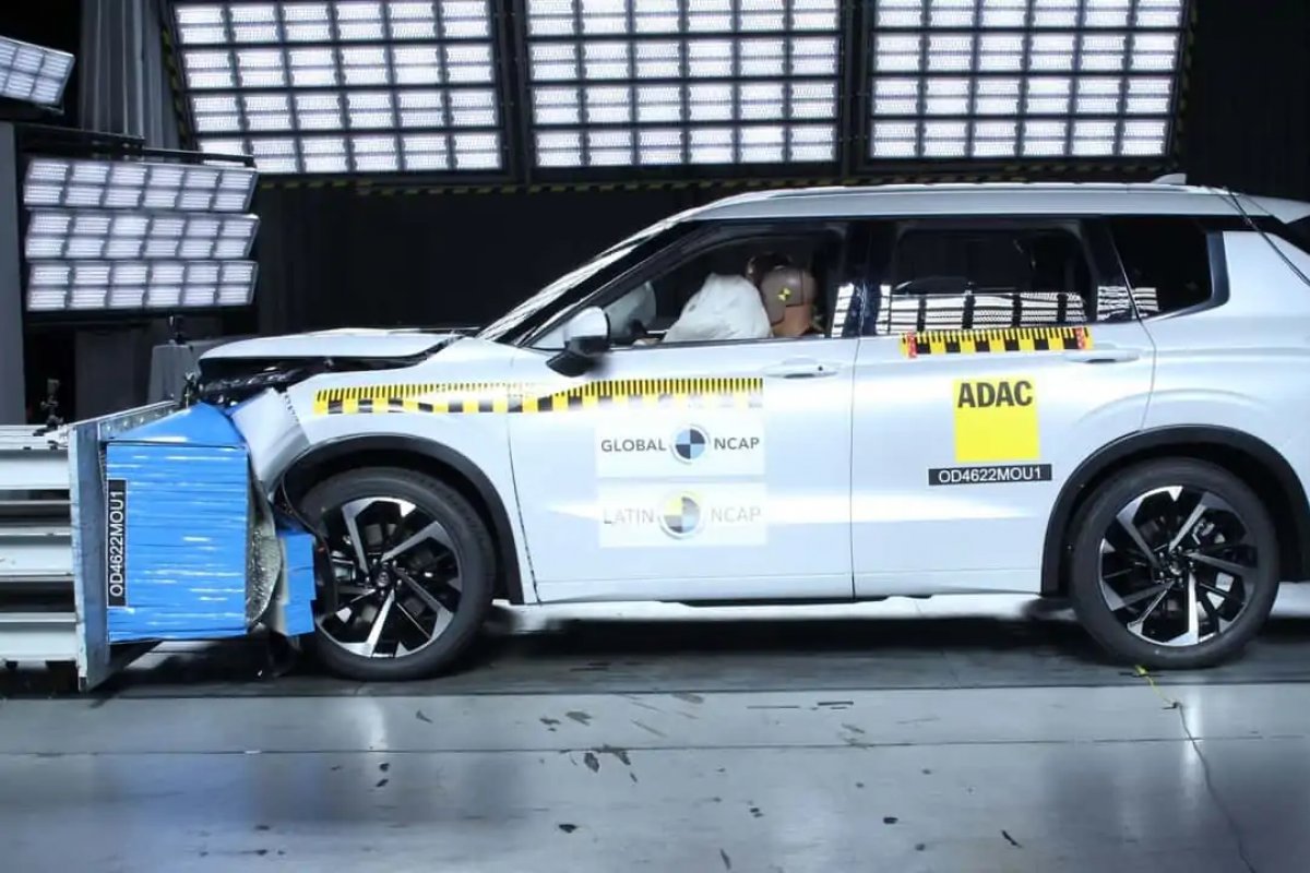 Mitsubishi Outlander recebe nota máxima no Latin NCAP 