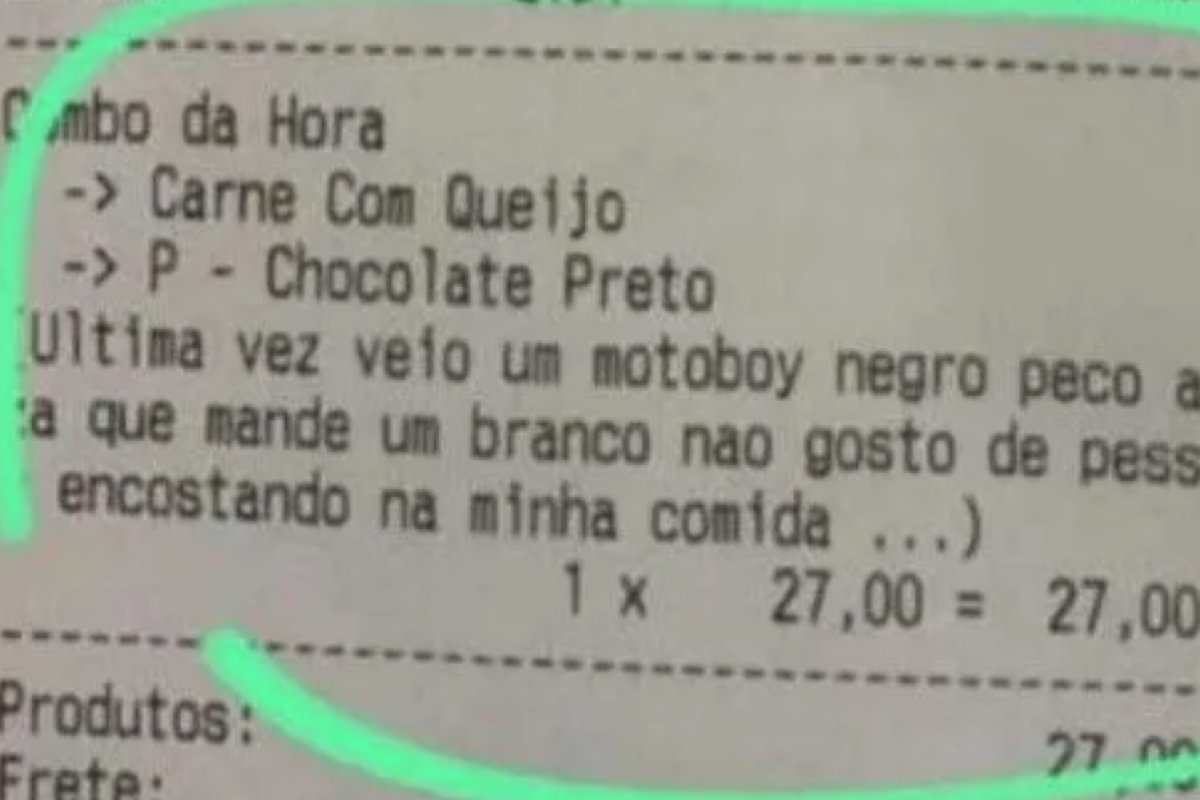 Polícia conclui que pedido racista foi feito pelo próprio dono do estabelecimento