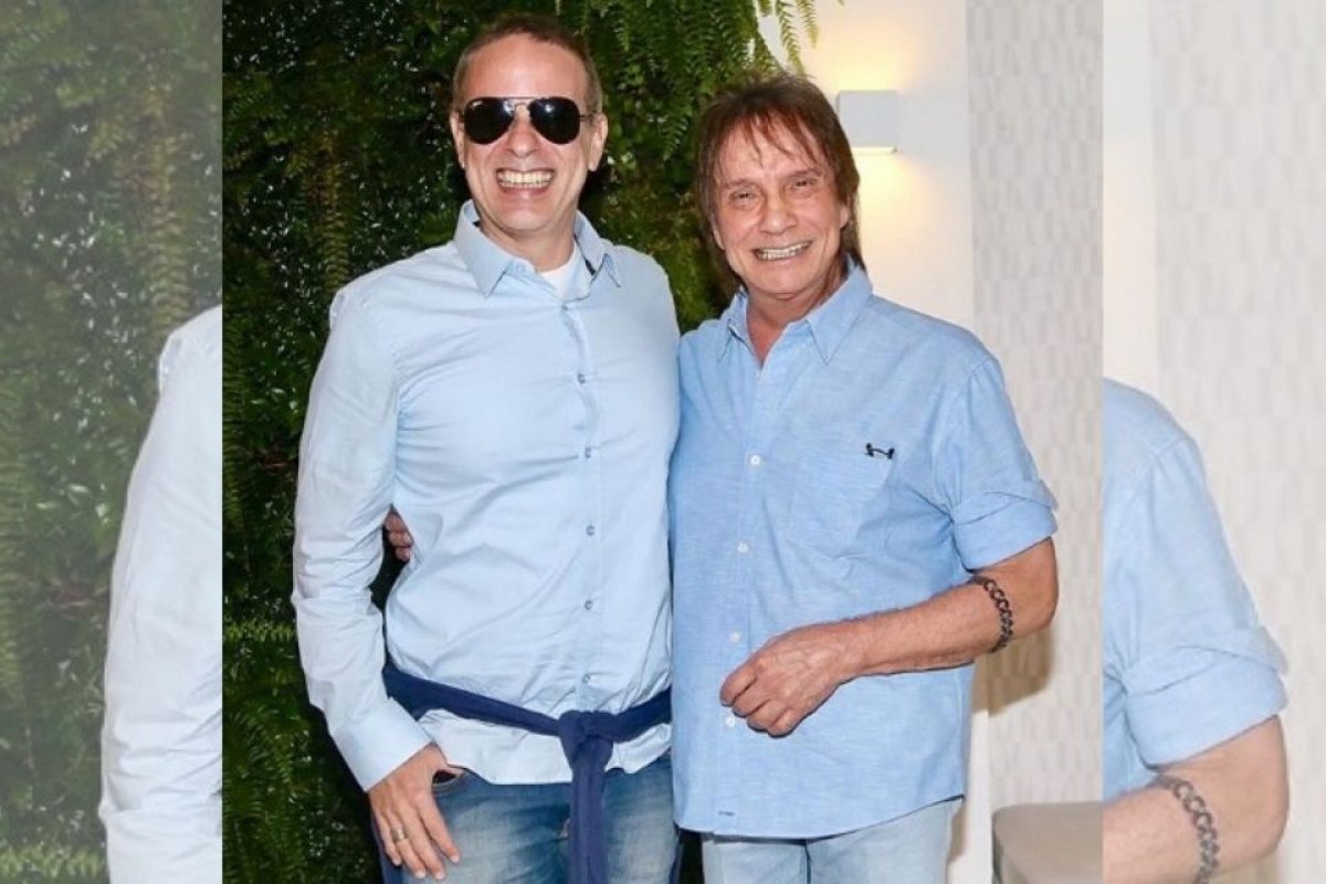 Dudu Braga, filho de Roberto Carlos, comemora  fim da quimioterapia
