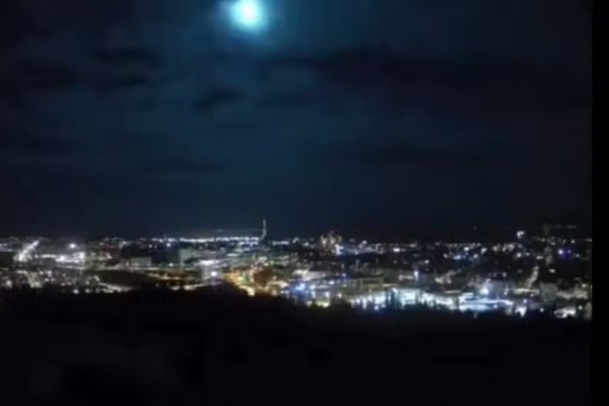 Vídeo: Queda de meteoro chama atenção de moradores da Chapada Diamantina