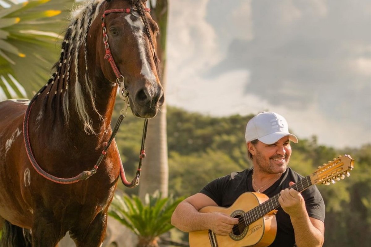 Cantor sertanejo lamenta morte de cavalo de R$ 7 milhões com sêmen vendido a R$ 10 mil!