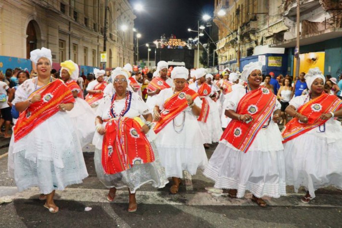 30 grupos de afoxés retomarão o desfile pelas ruas do Pelourinho nesta sexta-feira (5) 
