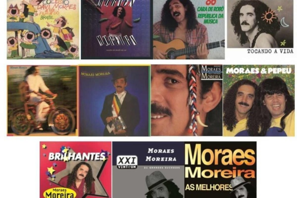Sony Music homenageia Moraes Moreira com lançamento de 11 álbuns no streaming! 