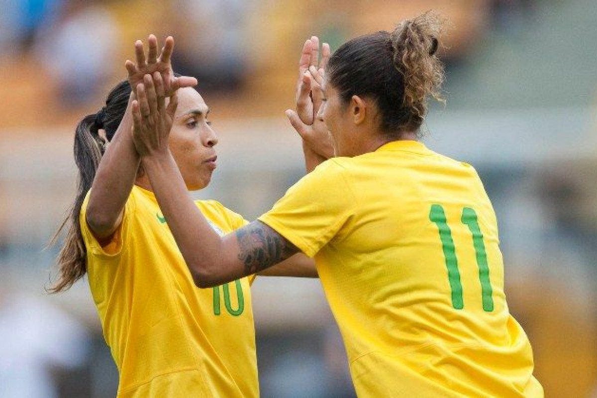 Brasil vai vencendo Austrália na Copa Feminina 