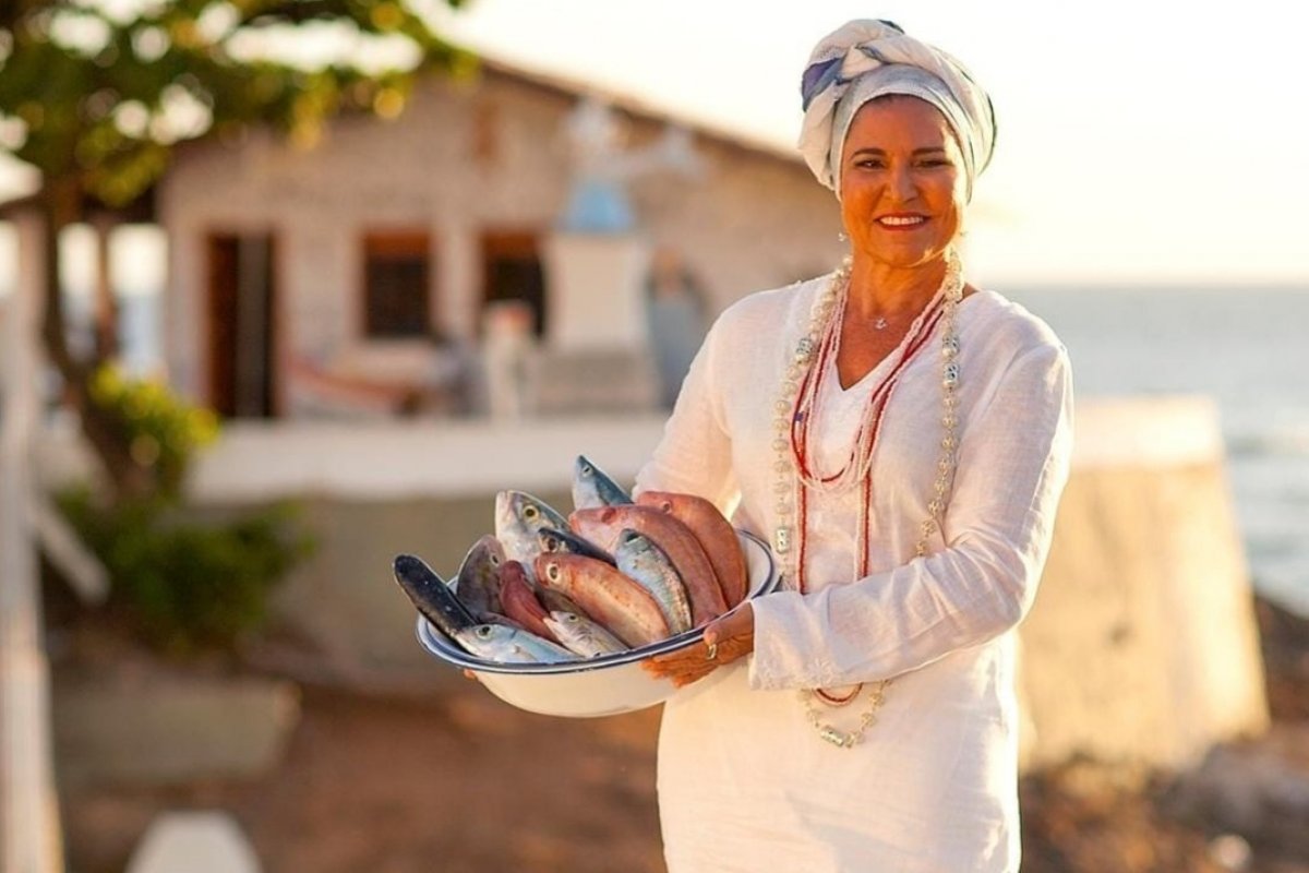 Tereza Paim recebe baianos e turistas na festa de Iemanjá! 