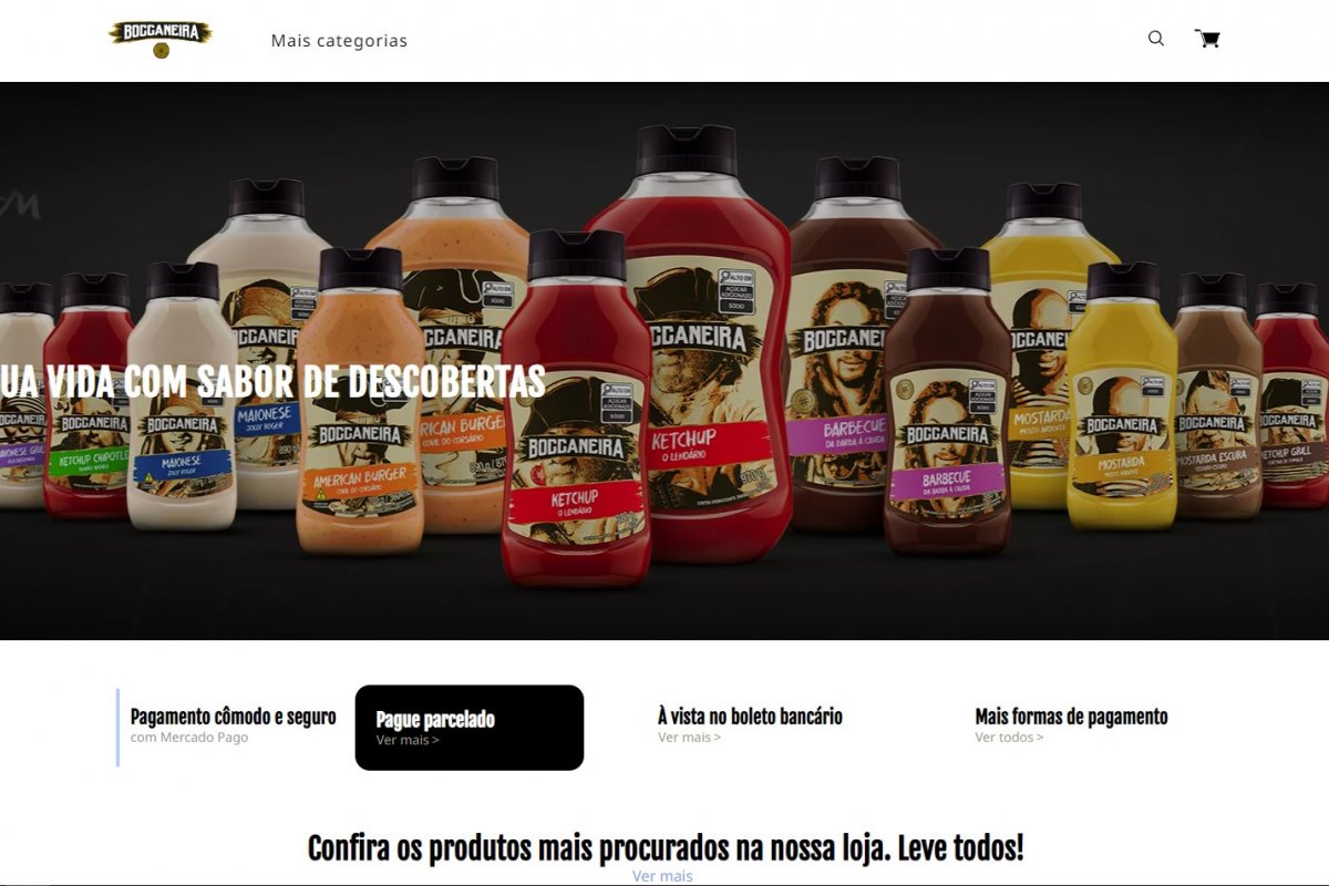 Molhos gourmet Boccaneira chegam ao e-commerce! 