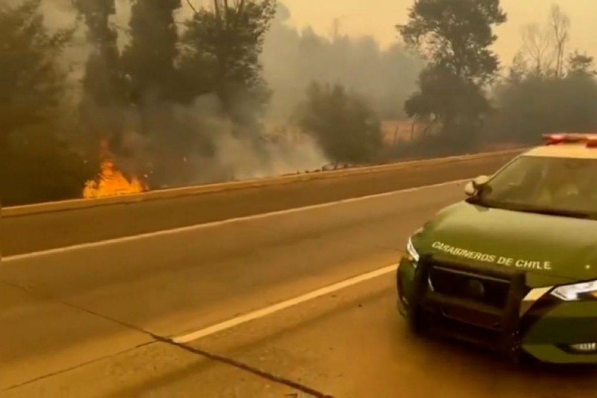 Mais de 50 pessoas morreram em incêndios florestais no Chile