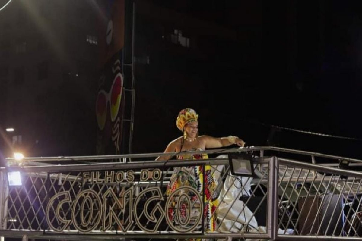 Afoxé Filhos do Congo homenageia Tereza de Benguela no Carnaval 2024 
