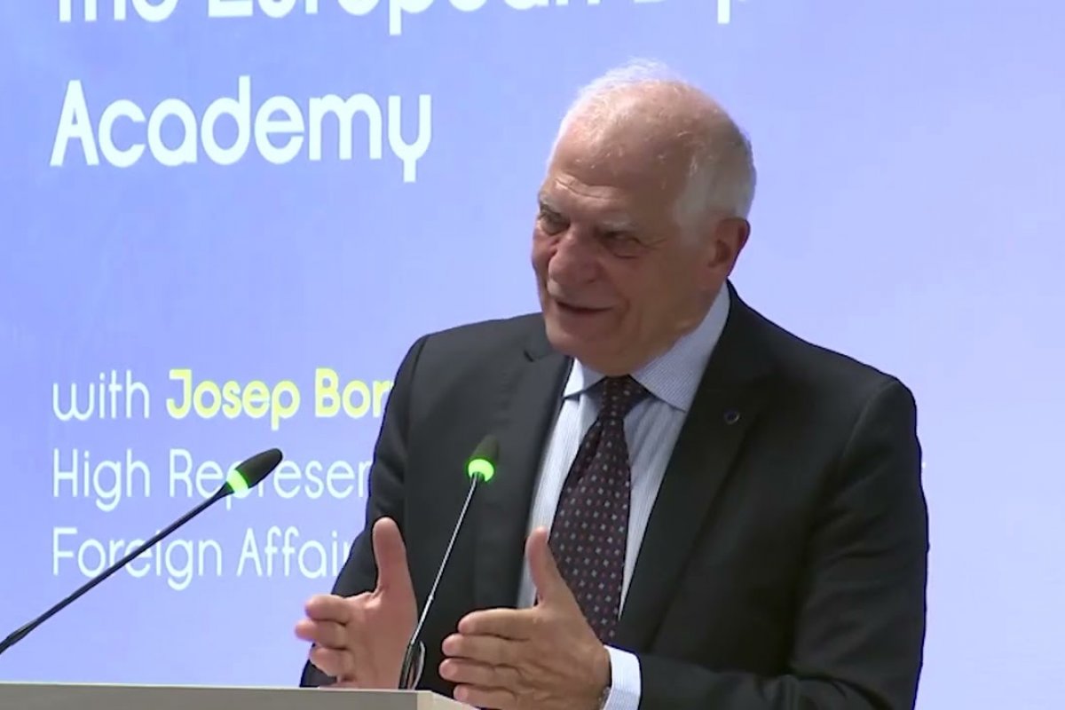 Chefe da diplomacia da UE afirma que Israel nunca terá segurança política enquanto Palestina não tiver direitos garantidos 
