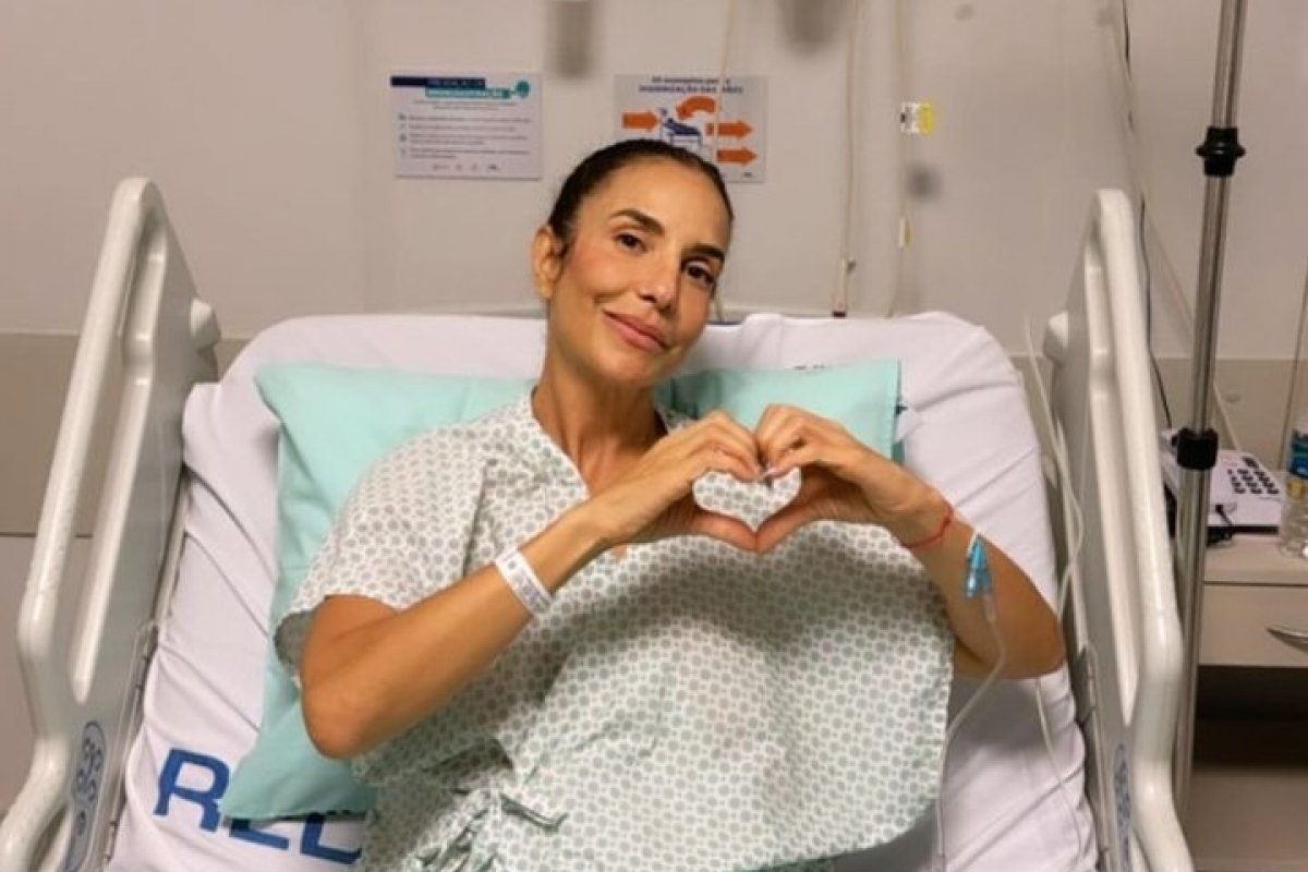  Ivete Sangalo está internada com pneumonia!