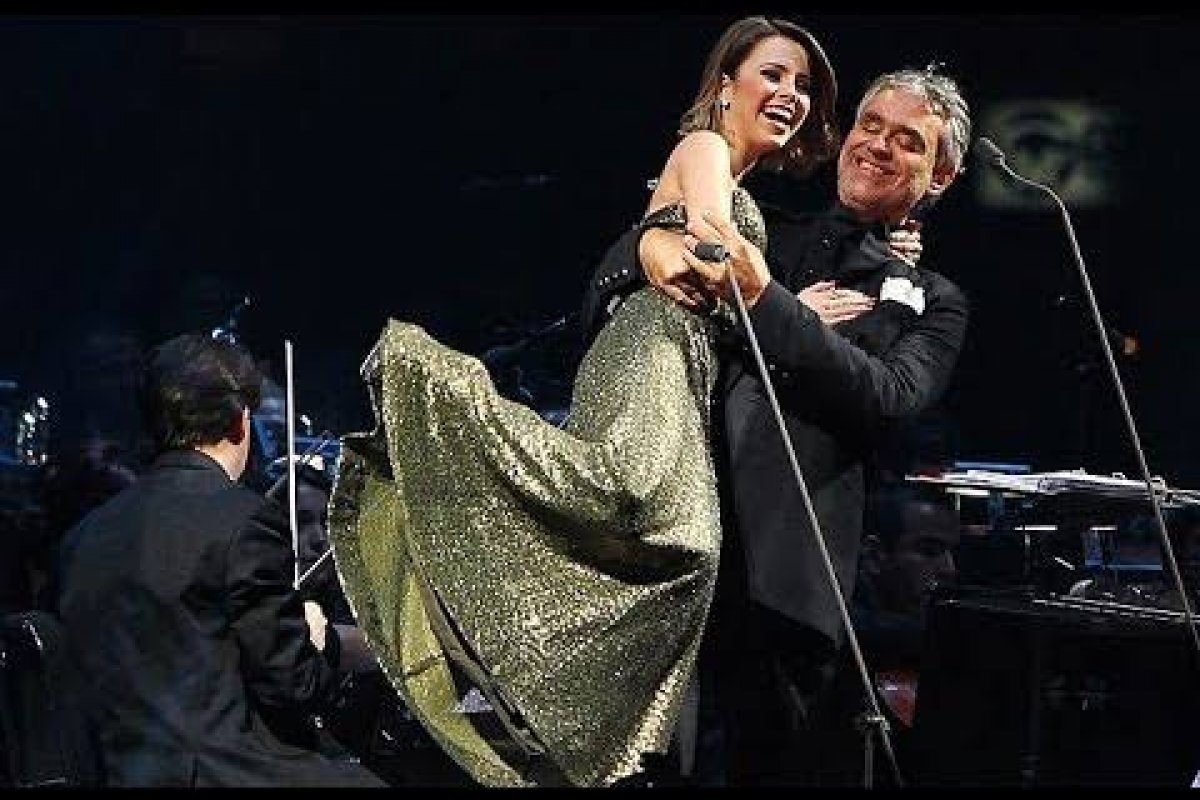 Sandy participará dos shows que Andrea Bocelli fará no Brasil celebrando seus 30 anos de carreira! 
