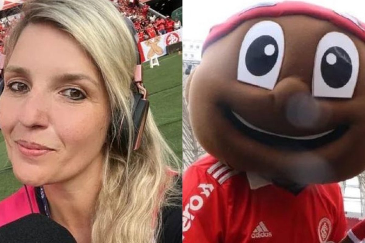 Repórter registra queixa contra mascote do Inter por importunação sexual 