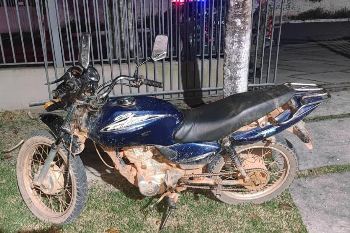 Moto adulterada é apreendida em Guaratinga 
