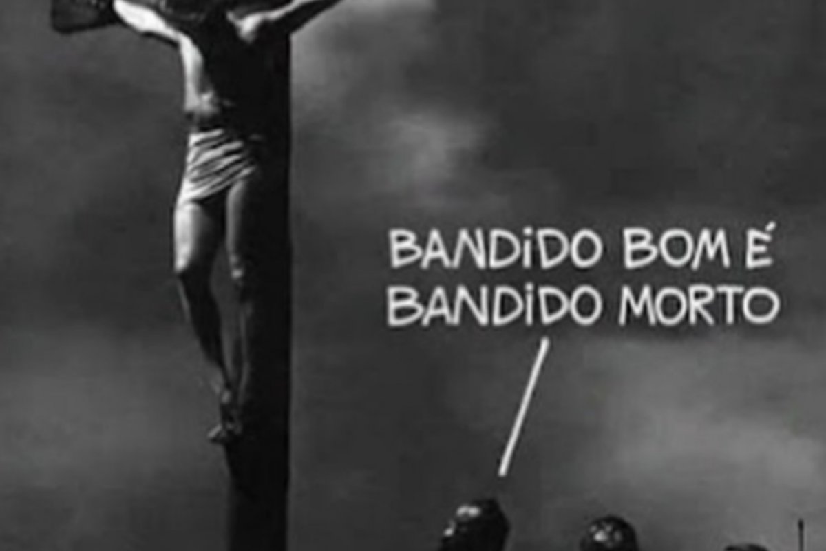 Post do MTST com imagem de Jesus e frase sobre bandidos gera críticas 