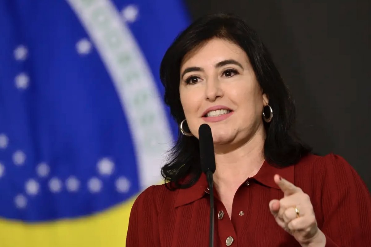 ‘Não pode ser piso’, diz Simone Tebet sobre selic a 9%