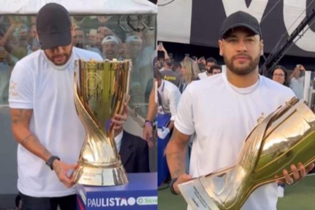 Veja vídeo: Neymar usa relógio mais caro que premiação da final do Paulistão!