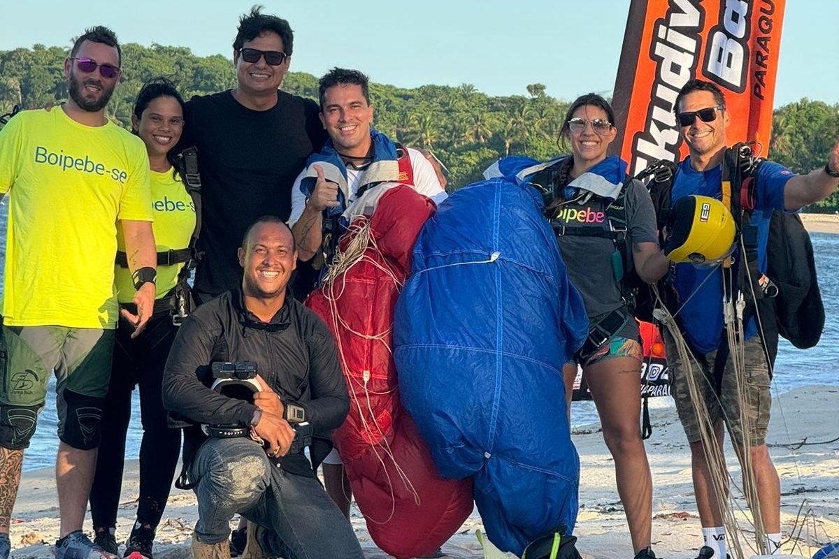 Boipeba vai sediar encontro nacional de paraquedismo! 