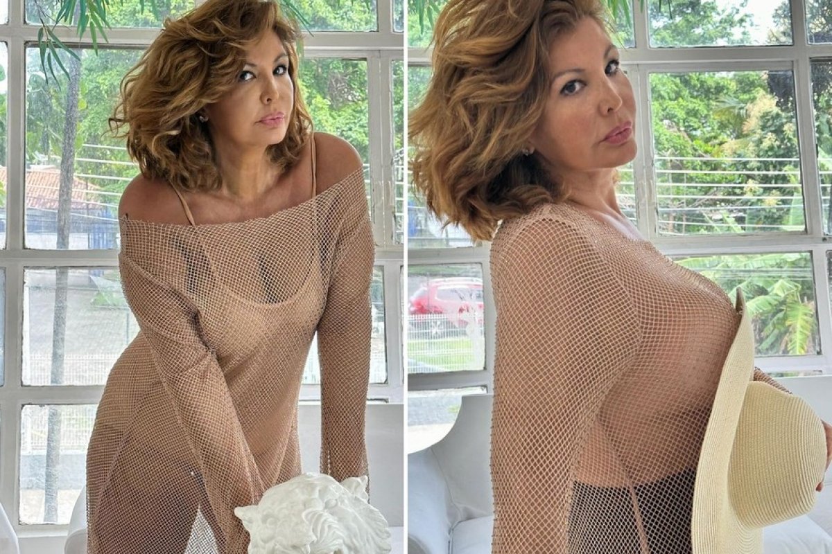 Roberta Close muda o visual no Brasil antes de embarcar para Suíça! 