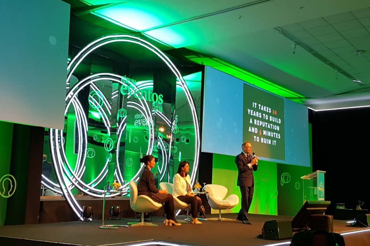 Gestores de eventos compartilham cases de grandes marcas durante o Fórum Eventos 2024! 