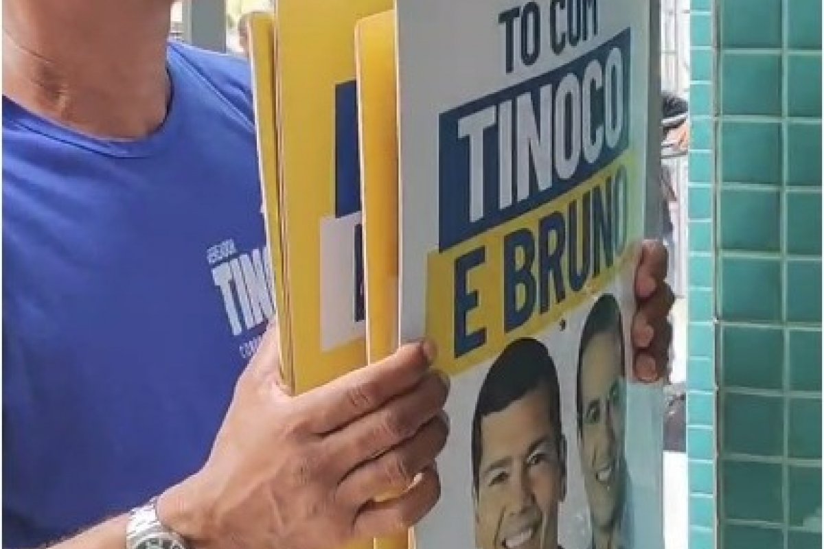 Vídeo: Cláudio Tinoco usa inauguração do BRT para fazer propaganda eleitoral
