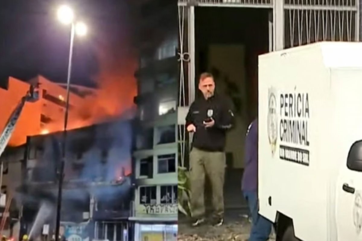 Incêndio em pensão de Porto Alegre pode ter sido criminoso, diz Defesa Civil