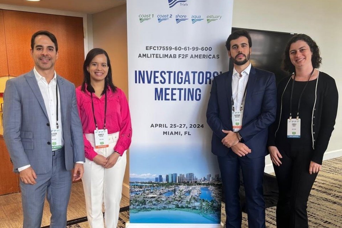 Médicos do Centro de Pesquisa da Clínica IBIS representam o Brasil no ‘Investigator’s Meeting’, em Miami! 