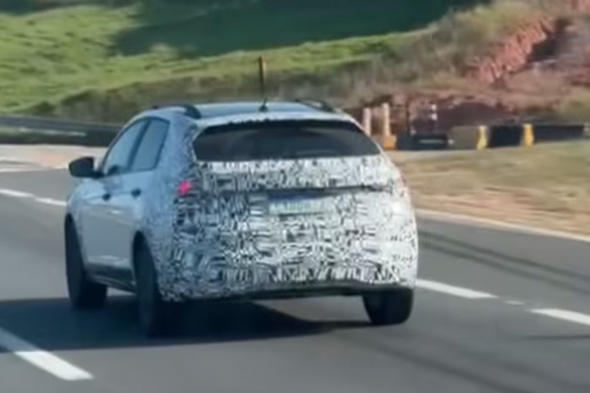 Novo Nivus GTS roda em testes pronto para o lançamento 