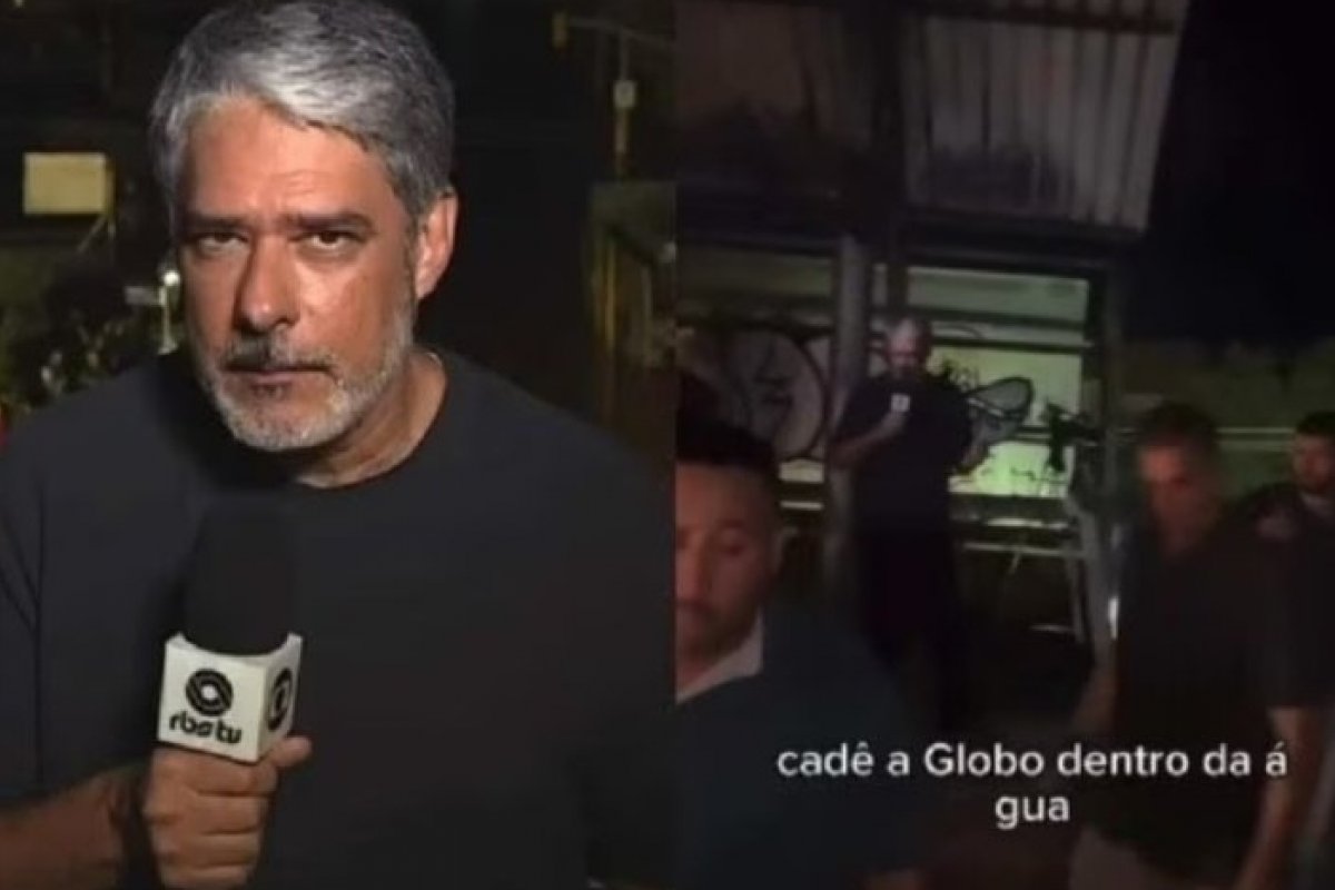 William Bonner é atacado em Porto Alegre: "Lixo" 