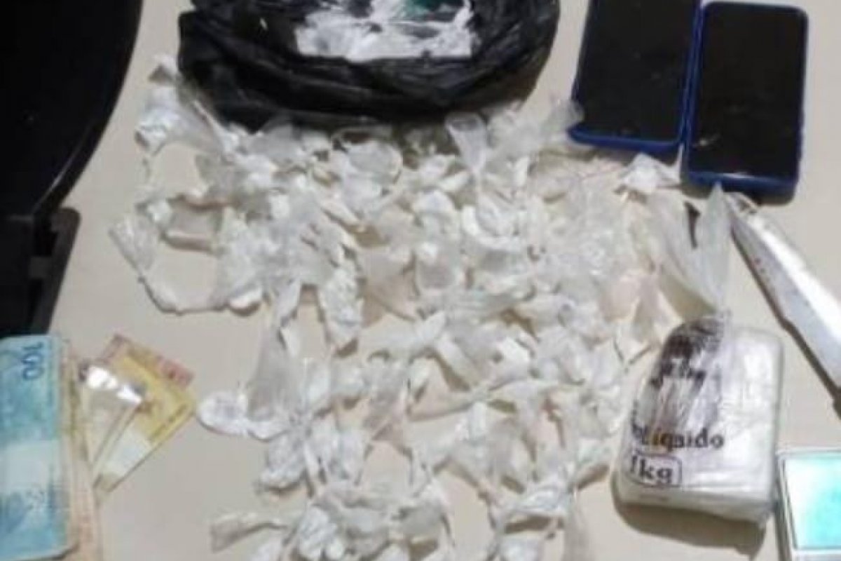 Droga é apreendida pela PM em Jacobina