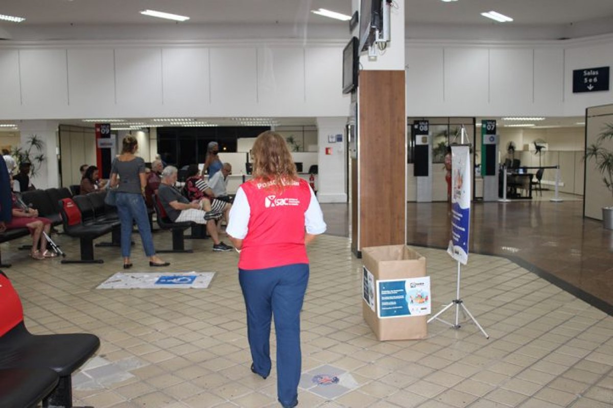 SAC recebe doações para vítimas de enchentes no RS