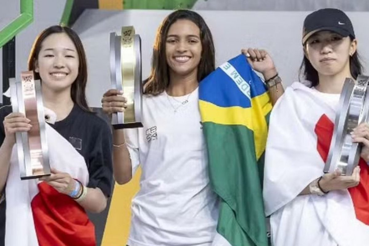 Rayssa Leal conquista Ouro no pré-olímpico de skate e se garante em Paris 2024