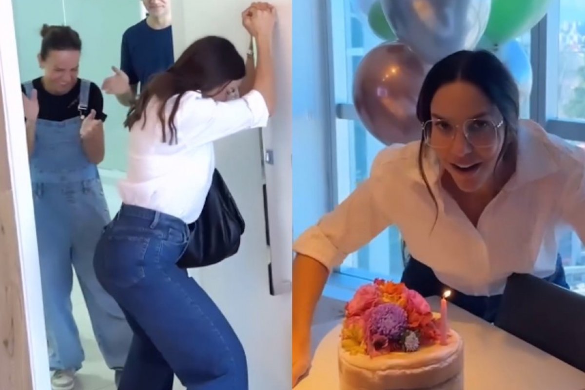 Veja vídeo: Ivete Sangalo ganha festa surpresa antecipada! 