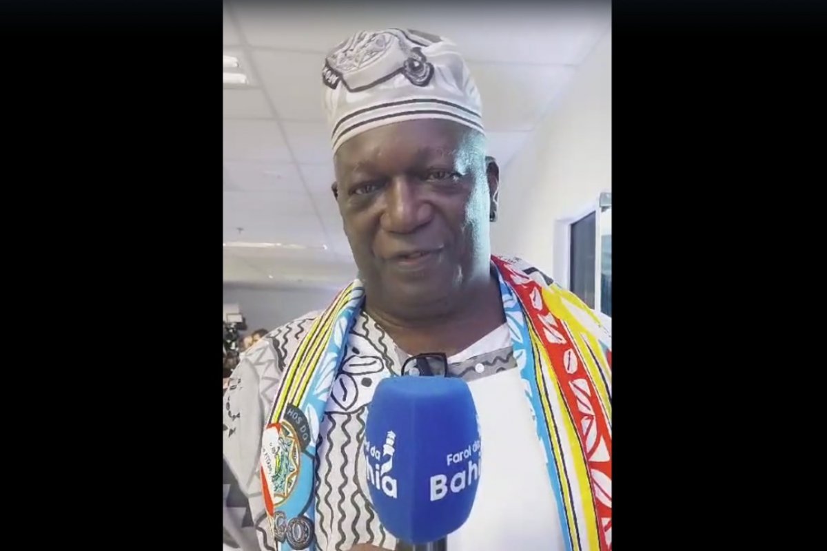 Vídeo: "Estou aqui presente representando essa cultura que abrange uma instância enorme", diz Nadinho do Congo