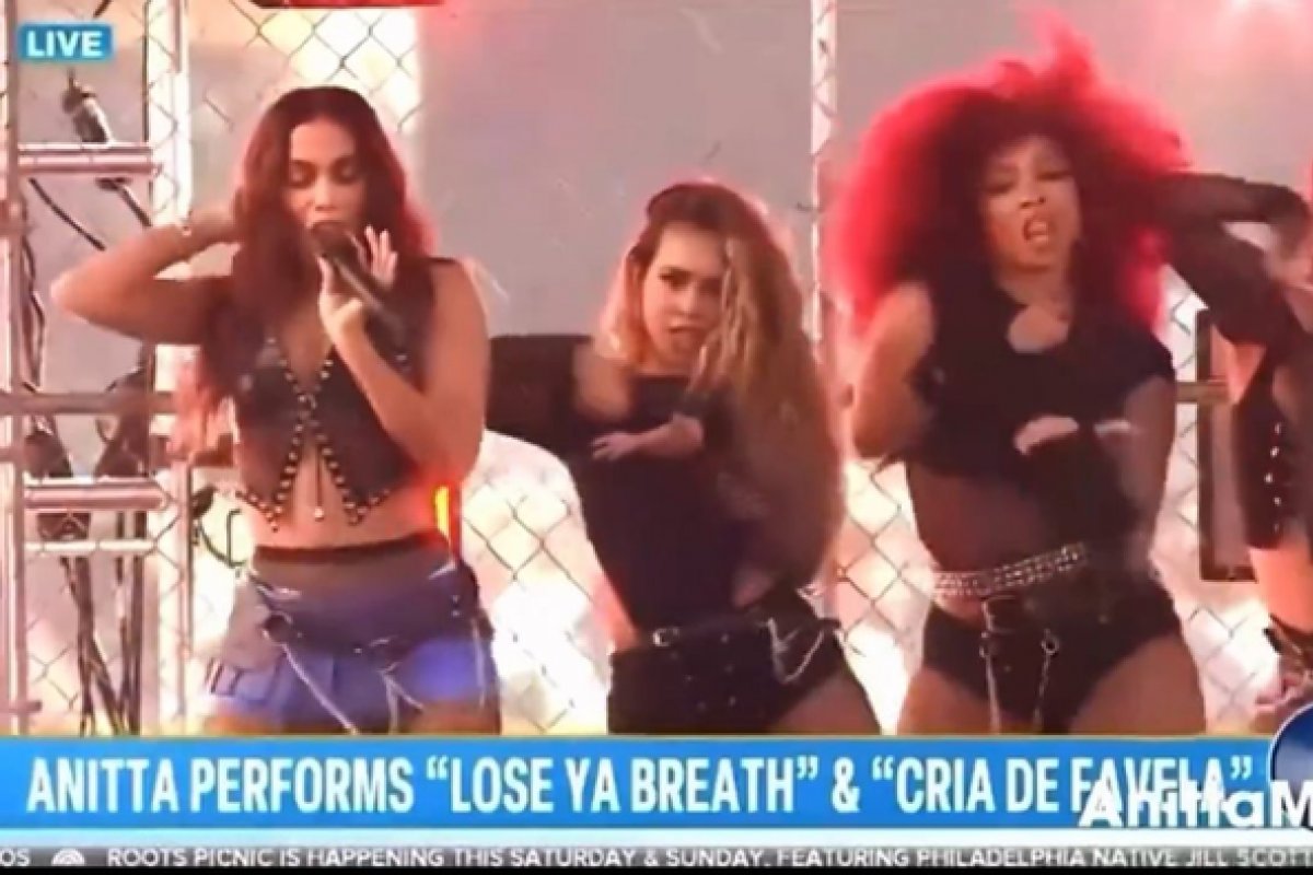Internacional: Anitta se apresenta no 'The Today Show', programa matinal dos EUA! 