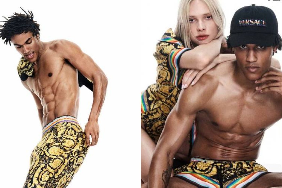 Da Bahia para o mundo: modelo baiano que vendia geladinho e acarajé estrela nova campanha da Versace!
