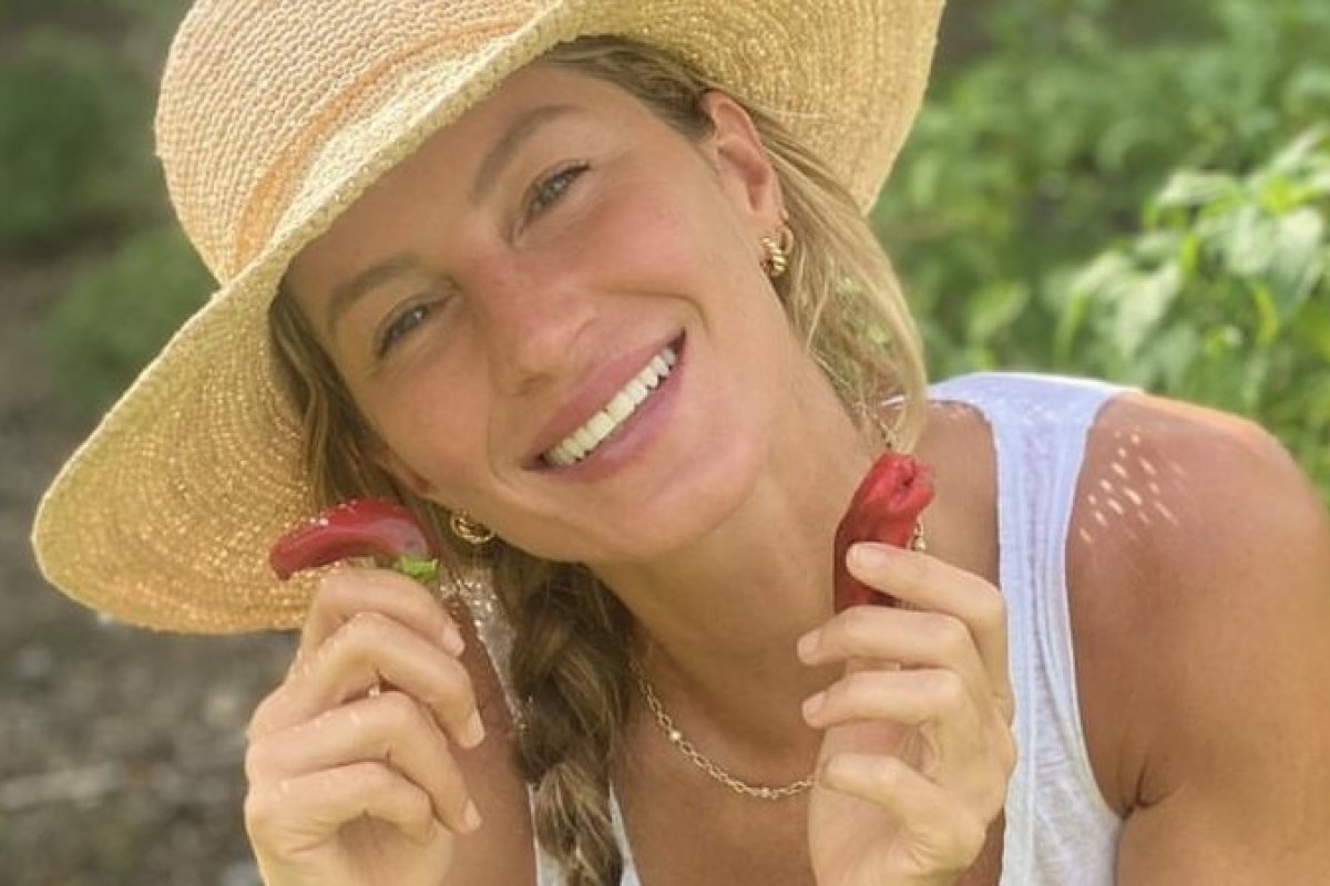 Gisele Bündchen revela quais são as ervas que usa na sua dieta! 