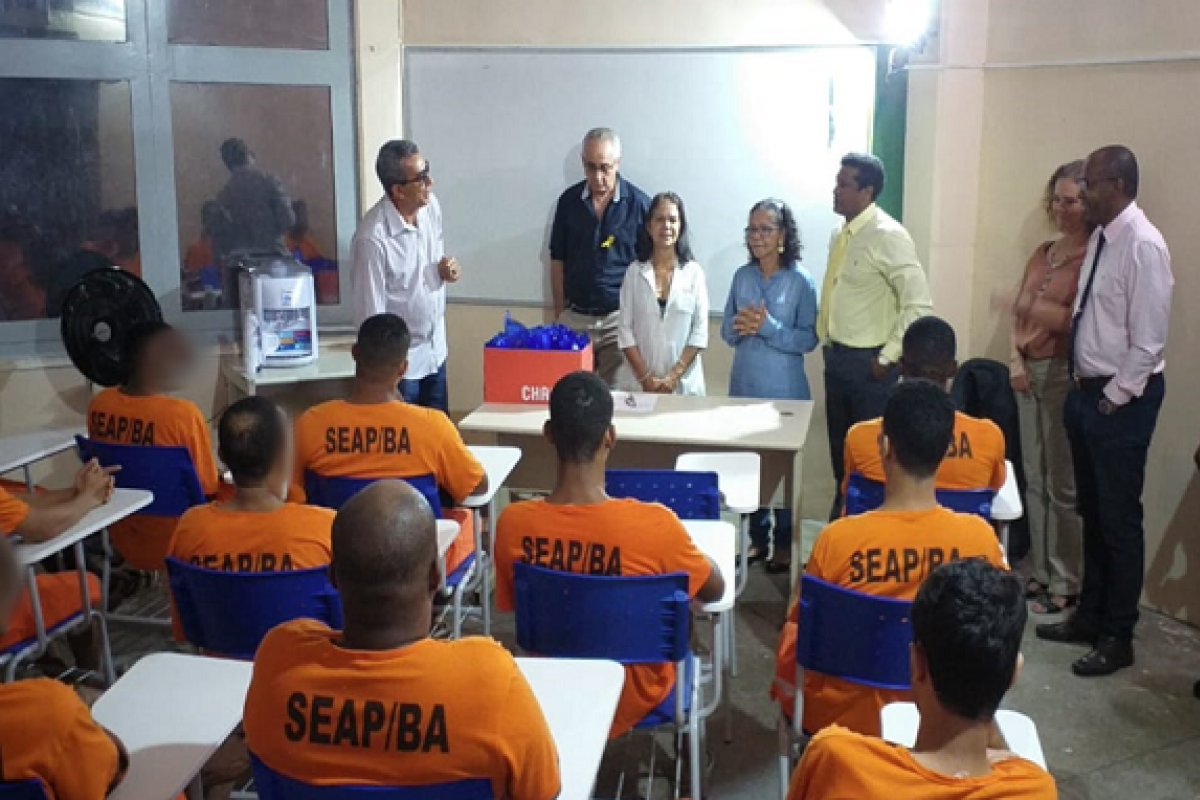MP, Receita Federal e Seap implementam projeto de ressocialização em unidades prisionais baianas 