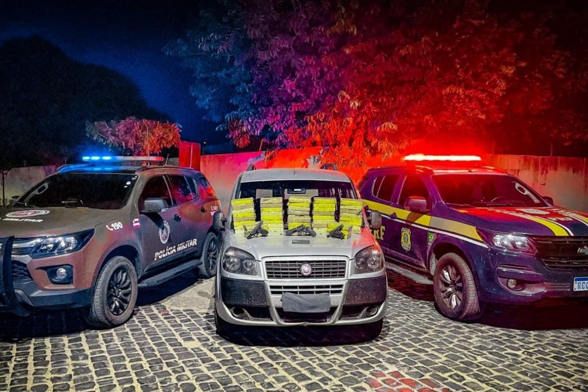 Homem é preso na BR-242 transportando 50 tabletes de cocaína